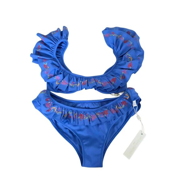 Carolina Constas Anastasia Multi Marisol Bikini Size XS Swimsuit REVOLVE NEW - Picture 2 of 6